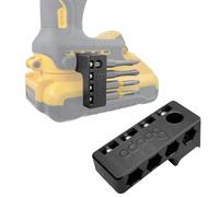 Support magnétique 1/4" Compatible avec Les perceuses Dewalt, Montage par vis à Droite, Organiseur Puissant pour 4 Embouts