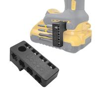 Support magnétique 1/4" Compatible avec Les perceuses Dewalt, Montage par vis à Gauche, Organiseur Puissant pour 4 Embouts