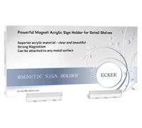 Support magnétique en acrylique, dimensions 400x200 mm, pour présentoirs de magasin
