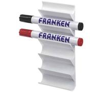 Franken Support de marqueurs pour tableau Z1986 - Magnétique pour 6 marqueurs - Blanc