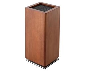 Support magnétique pour couteaux - Porte-couteaux universel - Rotation à 360° - Aimant puissant de 1600 Gs - Noyau en PP amovible - Épaisseur de 15 mm - Couleur : marron
