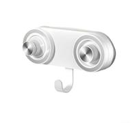 Support magnétique pour sèche-cheveux avec ventouse - Support mural sans perçage pour sèche-cheveux et lisseur - Organiseur de salle de bain peu encombrant pour coiffeuse et salon - Gris, blanc, beige