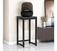 Support média ouvert AV Media Stand stéréo armoire de rangement étagère de rangement média noir armoire de rangement multimédia multifonction étagère de rangement ouverte pour maison/bureau/théâtre