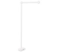 Support mobile - Barreaux ronds - Hêtre - Laqué blanc - Pour lit d'appoint et kit d'extension pour lit d'enfant