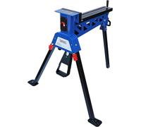 Support mobile de serrage, capacité de 1000 kg, force de serrage de 250 kg, charge utile. Table de travail pliante mobile, équipée d'un pédalier. Table de travail et de serrage pliante pour le bois et