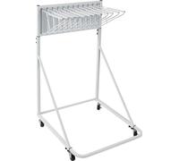 Support mobile pour plans avec 12 supports pivotants, capacité de charge 108 kg