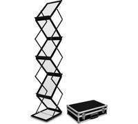 Support Montana - support portable de présentation et de transport pour photo et affichage Noir / A4 / valise en aluminium