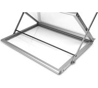 Support Montana - support portable de présentation et de transport pour photo et présentoir Argent / A3 / valise en aluminium