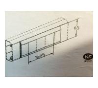 Support Mosaic 6 Modules Pour Goulotte Dlp Monobloc Avec Couvercle 65mm Legrand 010956