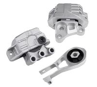 Support Moteur/boîte de Vitesses (3 pièces) 68363755AA 68363756AA 68258599AA pour Fiat 500X, Compass, Renegade, Promaster et City. Support Moteur hydraulique.