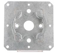 Support moteur FAAC TM2 45 à clip sur plaque 100x100 - A4506_0614S