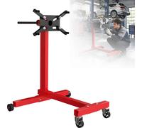 Support moteur LZQ, capacité de charge 450 kg, support moteur et support boîte de vitesses, rotation à 360°, bras réglables, élévateur moteur pour atelier, garage