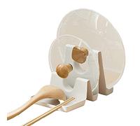 Support Multifonction pour Casserole, Couvercle panoramique, Support Planche à découper, louche et cuillère, étagère Multi-usages pour Casserole et poêle, Plateau à hacher