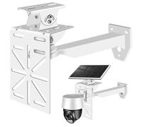 Support multifonctionnel pour caméra PTZ à dôme solaire, pour l'installation de caméras de sécurité sur mur, coin, colonne, lampadaire L adapter plate