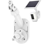 Support mural 2 en 1 pour caméras et panneaux solaires, support universel à vis de 0,6 cm et chargeur solaire compatible avec Ring Stick Up/Spotlight Cam & Blink & Arlo & Eufy & Wyze avec rotation à