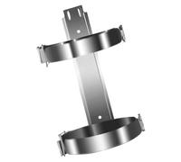 Support Mural 2 Kg pour Extincteur en Fer, Argenté | Montage Simple, Conception à Boucle et Fixation Multipoints, Surface Lisse Polie, pour Voiture, Camping Plusieurs styles