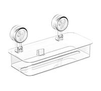 Support mural à ventouse pour lingettes humides, distributeur de papier à ventouse pour un usage quotidien hygiénique (transparent, 29,6 x 13,6 x 5,8 cm)
