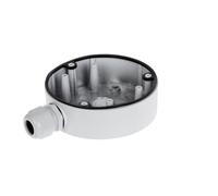 Support mural blanc DS-1280ZJ-DM21 - Base de conduit/boîte de jonction - Résistant à l'eau - Compatible avec les caméras dôme à tourelle