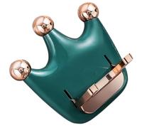 Support Mural Couronne pour Sèche Cheveux ABS Vert sans Perçage | Rangement Mural Amovible, Augmente L’espace, pour Barbershop et Salle de Maquillage, Accessoire Bain