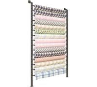 Support mural de rangement pour rouleaux de tissu - Support polyvalent pour papier peint, papier d'art, film pour vitres de voiture et affiches - Organisateur multi-usages pour loisirs créat