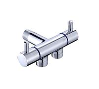 Support mural de robinet simple ouie double sortie contrôle Valve salle bains Douche Toilette Lavabo tête du bassin d'eau Angle Composant de tuyauterie
