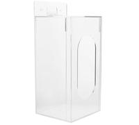 Support Mural en Acrylique pour Boîtes de Moufles, Montage Facile | Design Transparent, Trous Pré-percés et Ouverture Frontale, Fixations pour Ateliers et Écoles