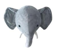Support mural en forme d'animal peluche - Disque montage rigide interne invisible, trophée flottant décoratif léger, plaques focales vacances pour chambre à coucher, maternelle, coque fibre rembourrée