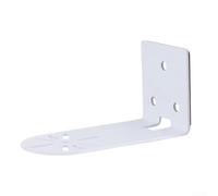 Support mural en forme de L pour caméra de surveillance - Boîte de jonction alternative sans perforation - Blanc - 9,5 cm