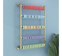 Support mural en métal pour écharpe, écharpe en soie, support d'accessoires de mode, cintre à écharpes, porte-cravates, présentoir de vente au détail, solution de rangement pour magasin de vêtements