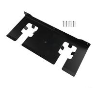 Support mural en métal pour tondeuse à gazon : support de rangement antirouille pour garage et abri de jardin, cintre à outils peu encombrant pour équipement électrique, installation facile, noir, 44