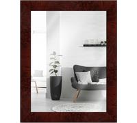 Support mural H14E en bois de cime foncé 30x90 cm