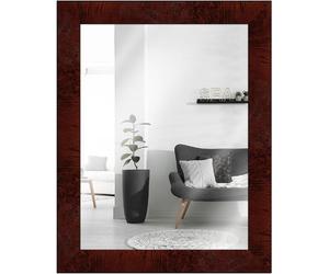 Support mural H14E en bois de cime foncé 30x90 cm