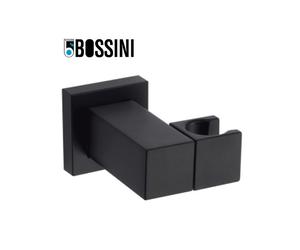 Support mural orientable carré en laiton noir mat BLACK & WHITE - BOSSINI C510000073
