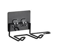 Support mural pliable pour sèche-cheveux en acier inoxydable, n° 04 | Robuste et durable en acier inoxydable, universel pour tous les sèche-cheveux, montage mural, pas de perçage nécessaire