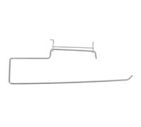 Support Mural, Porte-Rouleau Papier Essuie-Tout en Fer argenté | Accès Facile à Découpe, Design Robuste et Élégant, pour Atelier, Établi, Chiffons et Serviettes