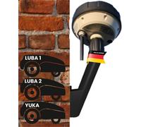 Support mural pour antenne RTK compatible avec Mammotion LUBA AWD YUKA Robot tondeuse à gazon Support mural Fixation murale grande taille