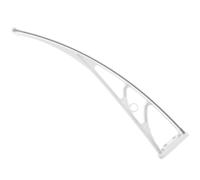 Support Mural pour Auvent en PVC Blanc, Résistant aux Intempéries | Pièce de Rechange pour Auvent de Fenêtre, Compatible Plusieurs Tailles et Styles, Usage Commercial et Industriel