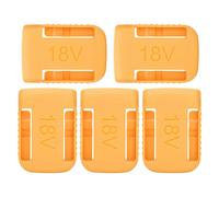 Support mural pour batterie Dewalt, installation facile, plastique ABS jaune, montage possible sous tous les angles pour une installation pratique