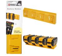 Support mural pour batteries Dewalt Flexvolt, support de batterie | idéal pour atelier ou van | ordre dans votre atelier | Montage facile sur de nombreuses surfaces
