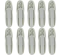 Support Mural pour Bloc multiprise，10 Pcs Auto-adhésif Multiprise Fixator Support de Bande de Puissance pour Télécommande, Routeur, Bureau WhiteWhite