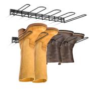 Support Mural pour Bottes en Caoutchouc pour 4 Paires-rganisateur de Bottes de Cowboy,Porte Bottes Organisateur,Bottes de Travail
