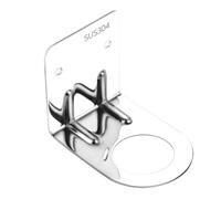Support mural pour bouteille de douche, porte-shampoing en acier