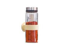 Support mural pour bouteilles de sauce, support pour distributeur à pompe | Support mural pour bouteilles d'épices pour cuisine, maison, sauces, vinaigre et miel