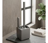 Support mural pour brosse WC avec espace de rangement pour brosse et nettoyeur d'espace plus base respirante