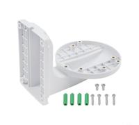 Support mural pour caméra de surveillance IP modèle DS-1258ZJ | Matériau ABS robuste, design blanc, adapté aux modèles Hikvision, montage facile à vis