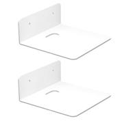 Support Mural Pour Caméra - Ensemble D'étagères Flottantes Adhésives | Lot De 2 Panneaux Muraux Sans Perçage, Petite Étagère En Acrylique Pour Moniteur De Bébé, Haut-parleurs, Routeur, Téléphone Porta