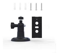 Support mural pour caméra Ring Spotlight Cam Plus Pro, support de caméra à batterie, accessoire d'installation d'appareil de sécurité extérieur (noir)