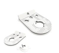 Support Mural pour Caméras Reolink - Fixation Orientable (2, Blanc Accent Noir Pack x2)