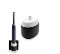 Support Mural pour Chargeur de Brosse à Dents électrique Oral-B (Noir) | Range-câble intégré, fixation directe sur prise murale, aucune vis nécessaire