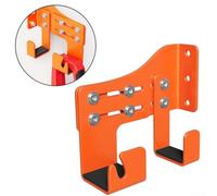 Support Mural pour Débroussailleuse pour en Acier Inoxydable avec Coussinets - Organiseur de Garage pour Outils Électriques de Jardin, Résistant à pour la Rouille, Installation Réglable(Black)